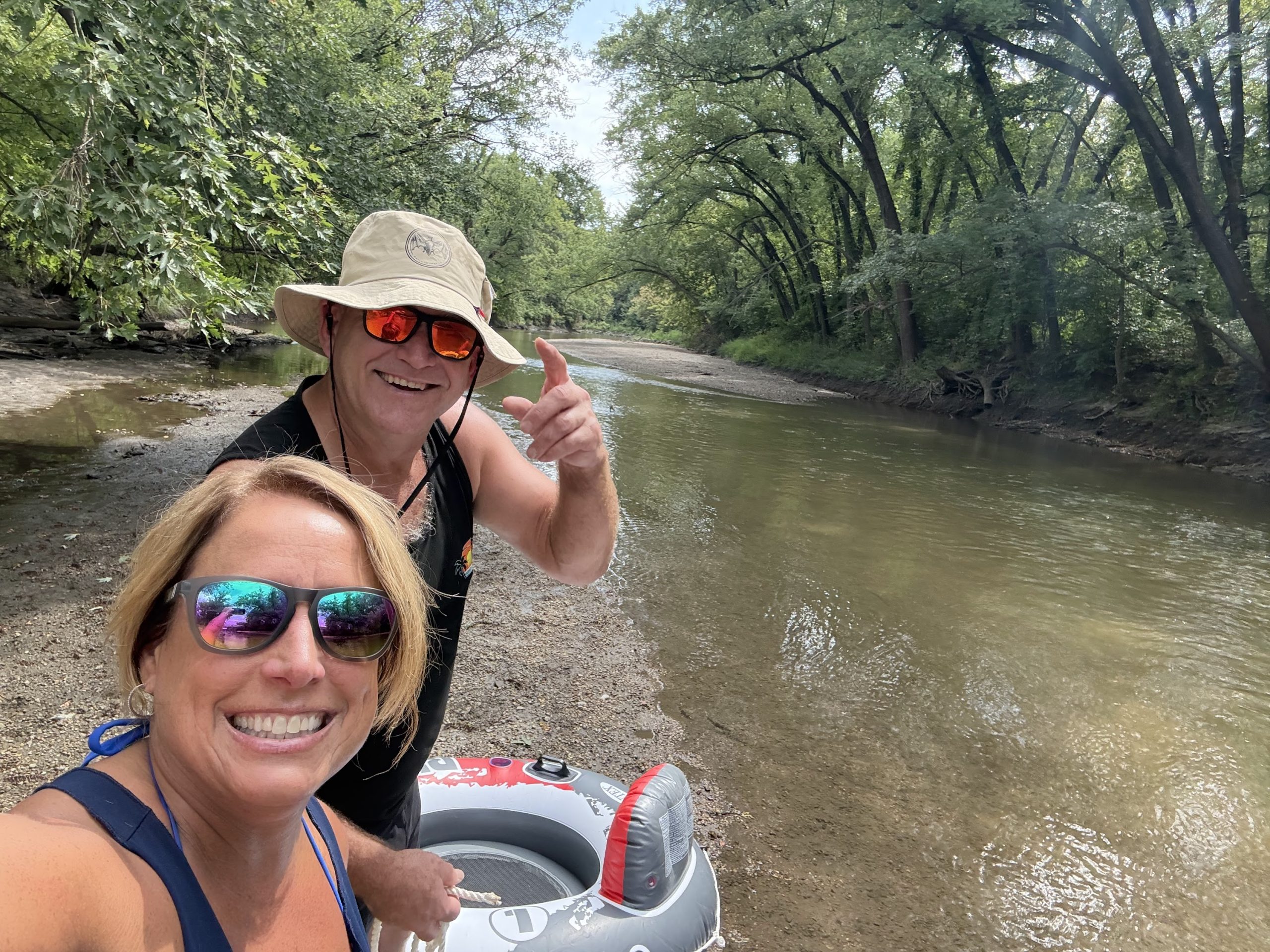 Raccoon River float