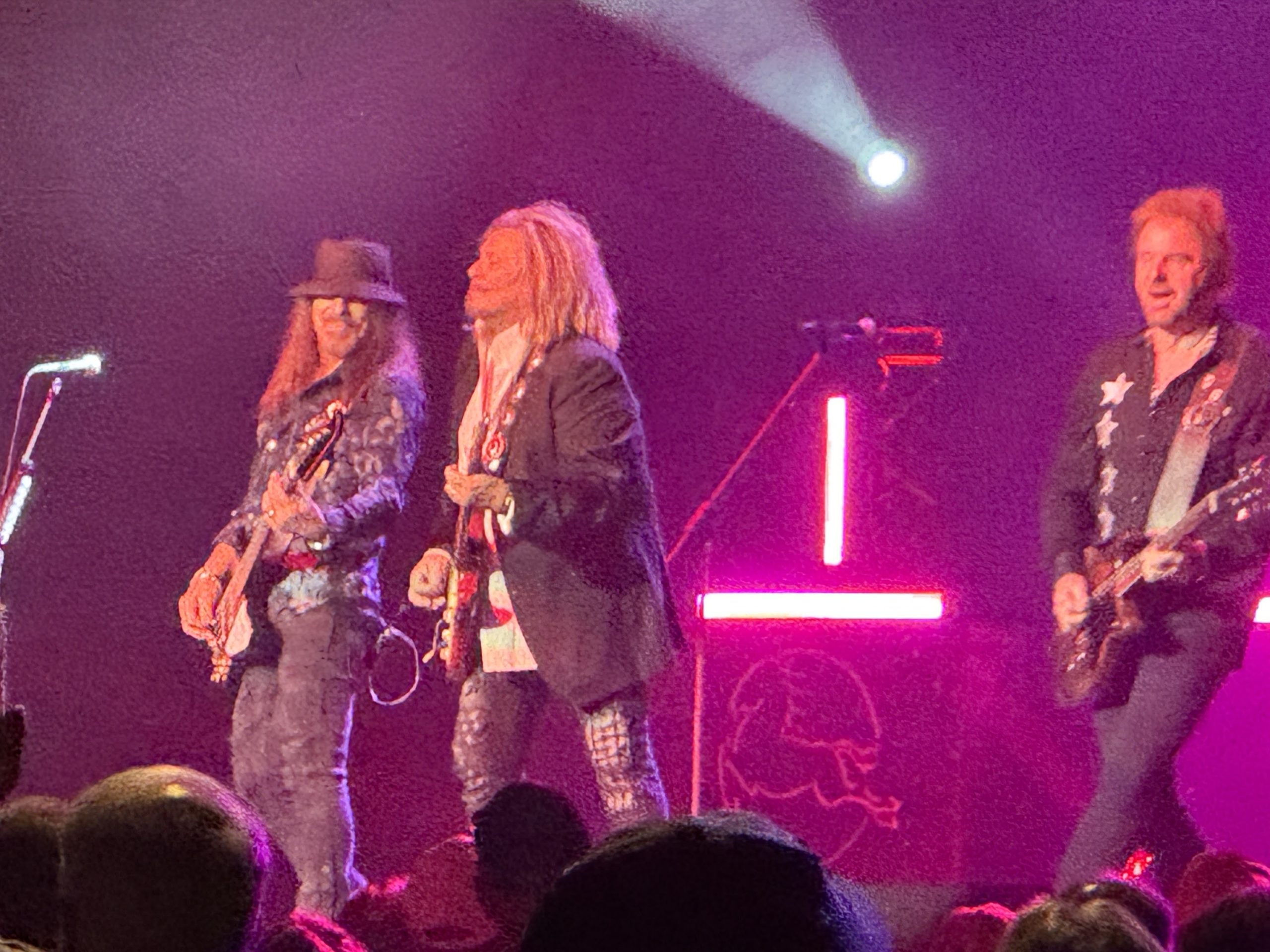 Close-up view of .38 Special performing at Vibrant Music Hall