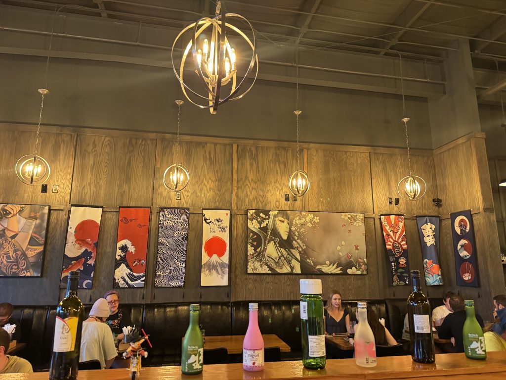 Inside Hokkaido Ramen House