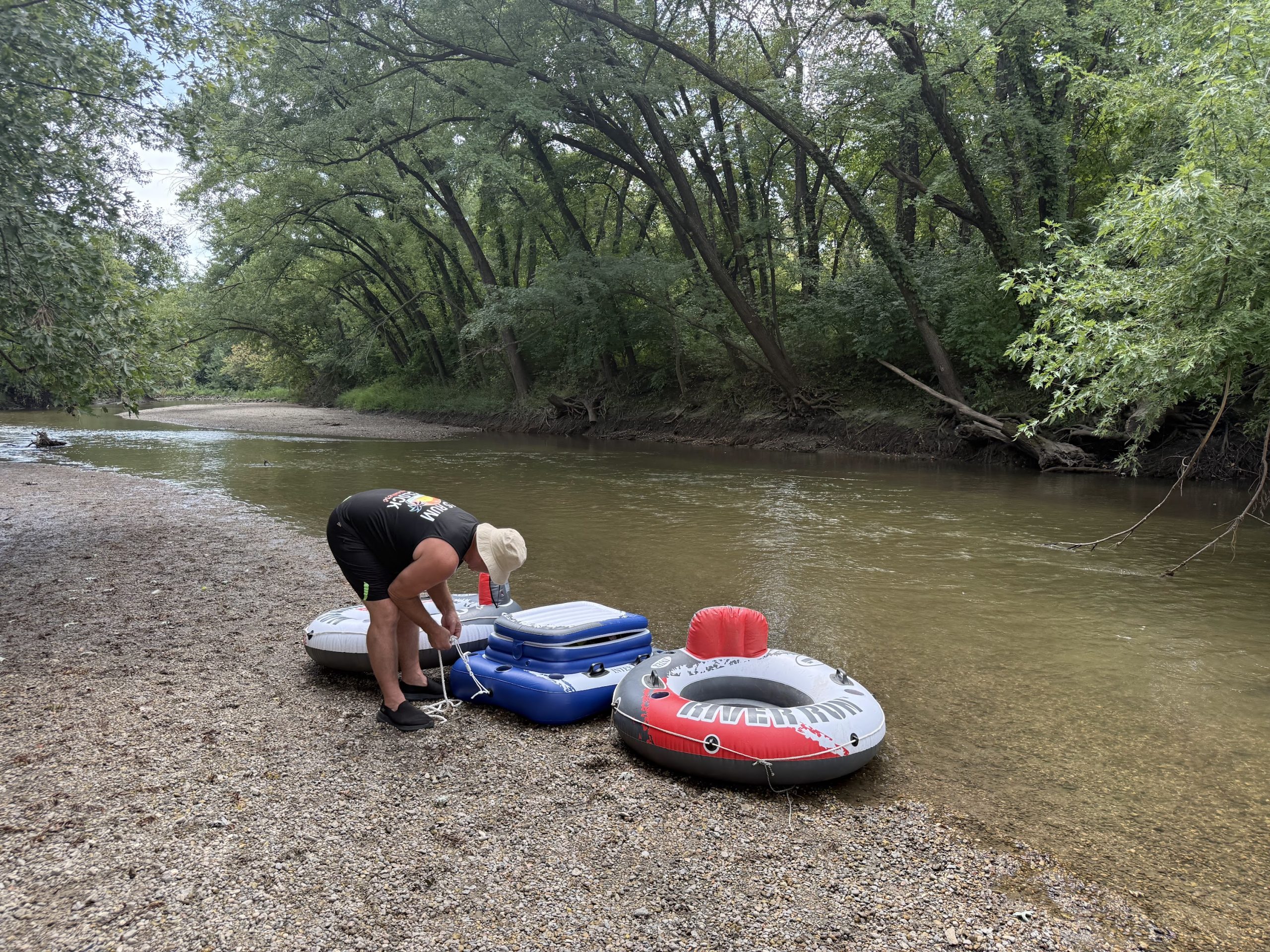 River float on a summer Friday