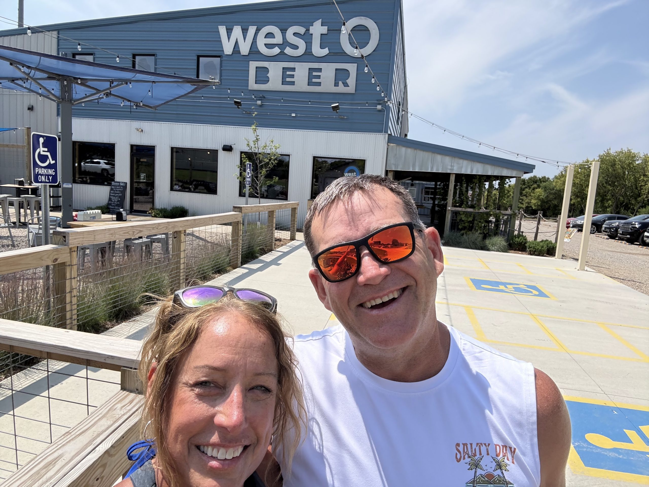 Kirk and Kim at West O Beer
