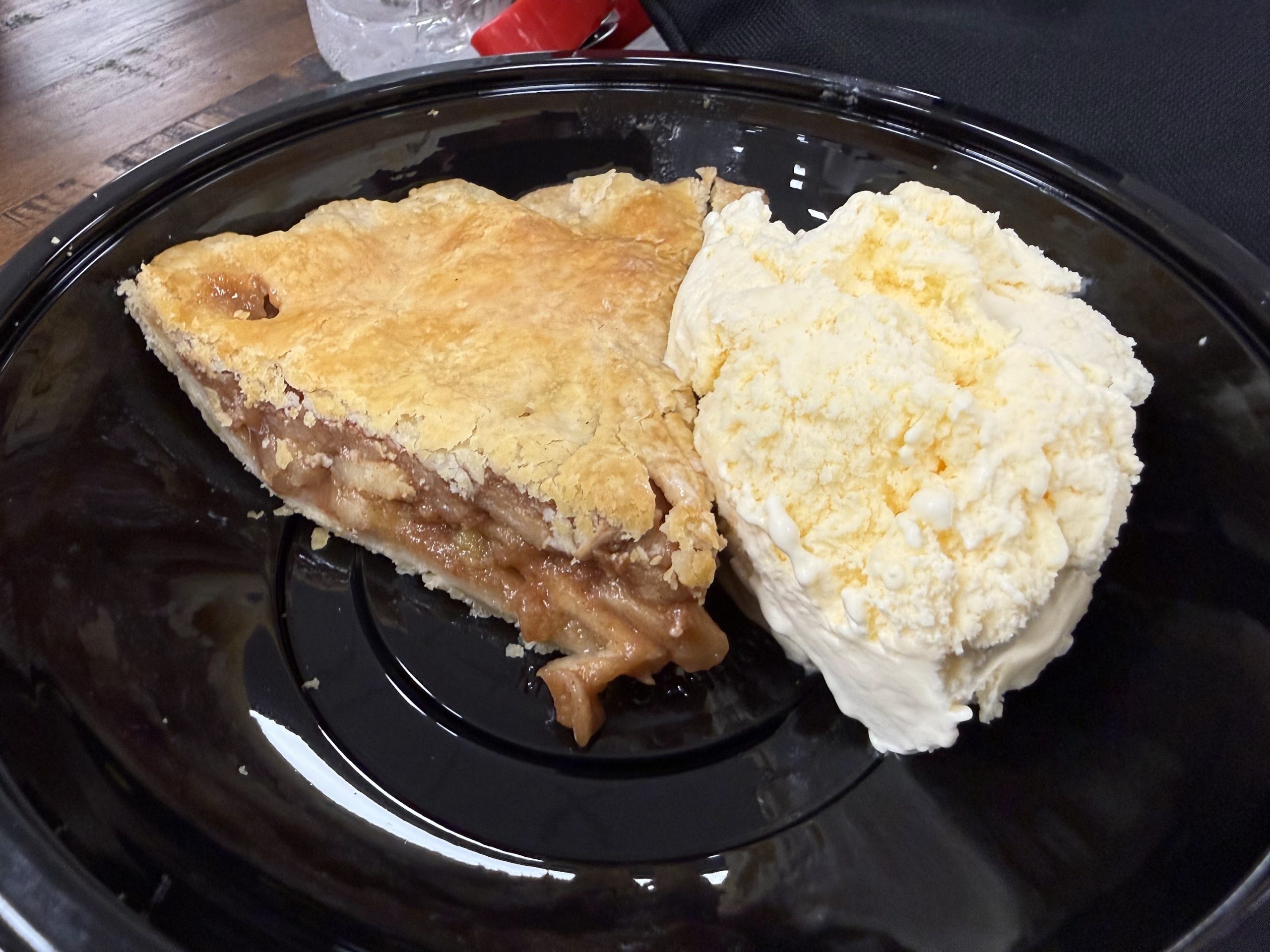 The proverbial pie and ice cream during RAGBRAI