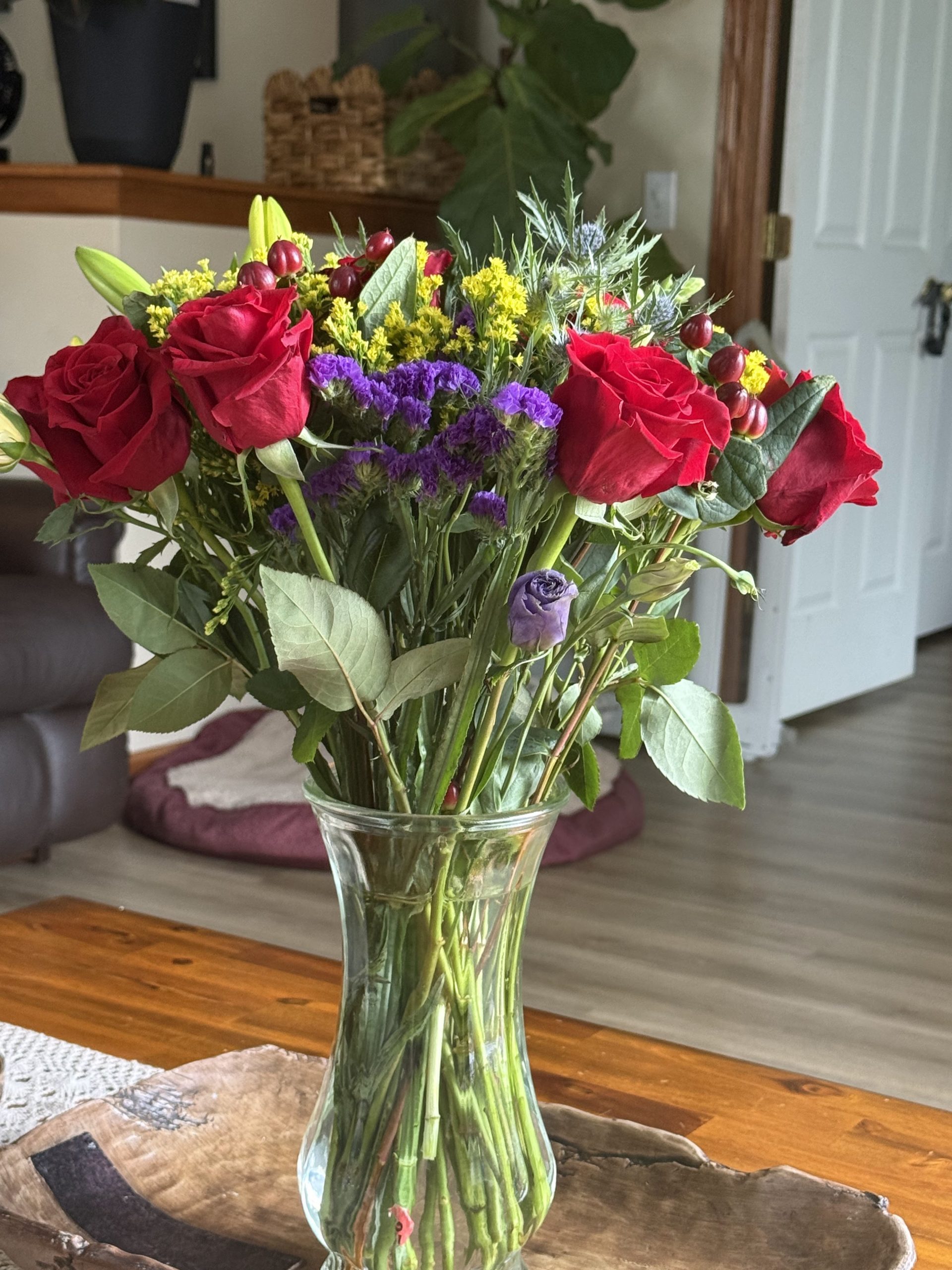 Anniversary flowers for Kim