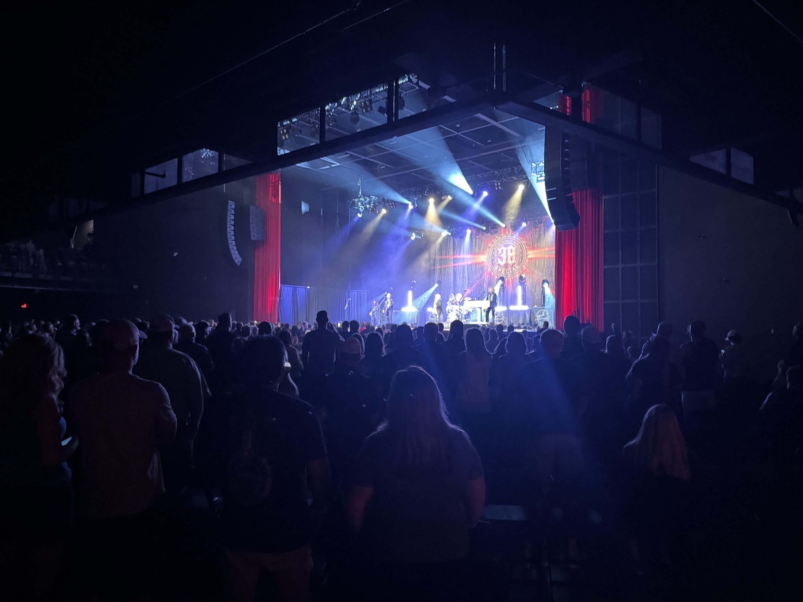 Standing near the bar during the .38 Special concert
