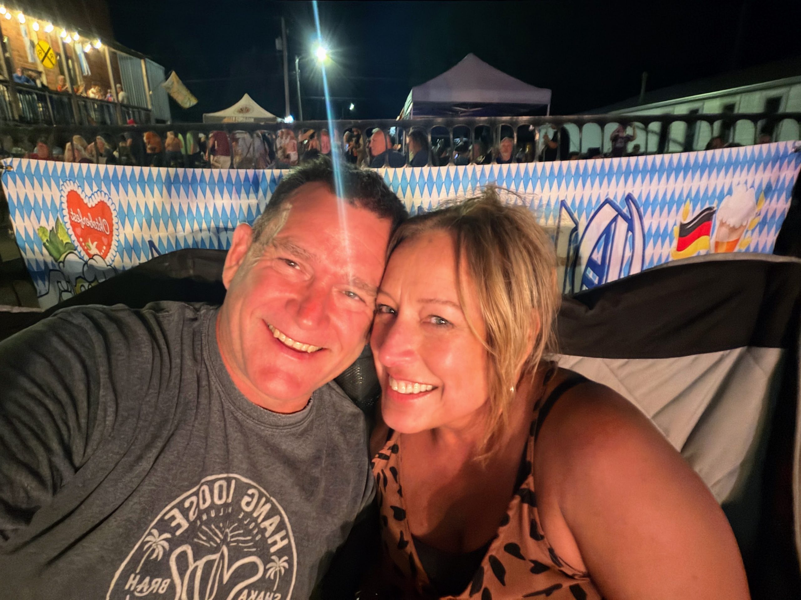 A perfect end to the evening together